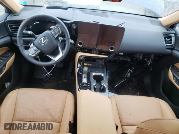 2025 Lexus NX 350h Premium with VIN 2T2GKCEZ5SC047322, listed as a Copart auction lot 56096035 with 5,012 mi miles and Salvage Title. Bid and sale history available at DreamBid. Image 8.
