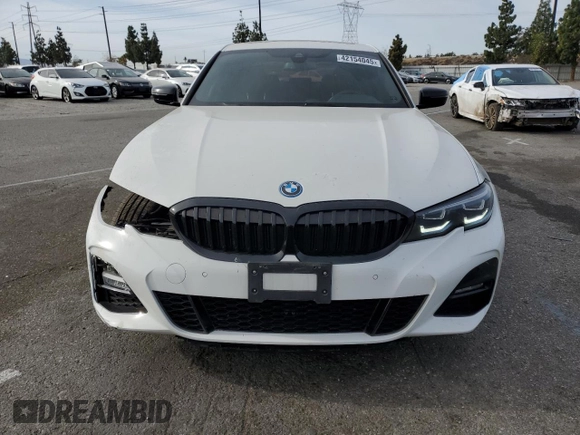 2022 BMW 3 Series 330e with VIN 3MW5P7J00N8C57811, listed as a Copart auction lot 42154045 with 29,705 mi miles and Salvage Title. Bid and sale history available at carsss.com. Image 5.