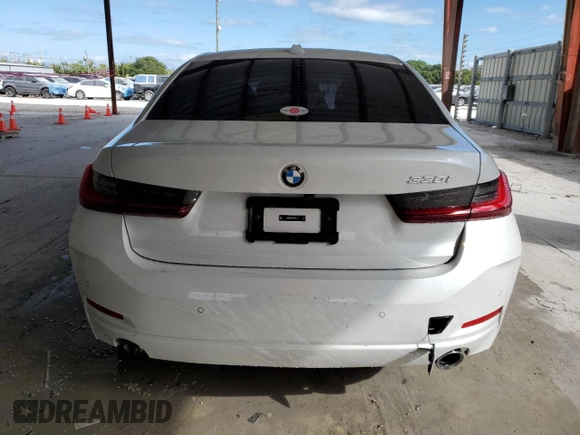2024 BMW 3 Series 330i with VIN 3MW69FF01R8E43199, listed as a Copart auction lot 87929355 with 0 mi miles and Salvage Title. Bid and sale history available at carsss.com. Image 6.