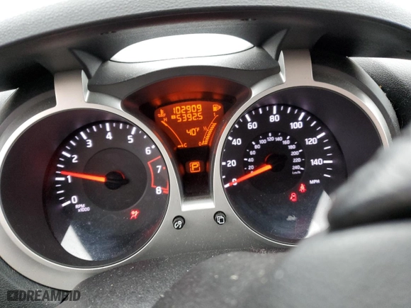 2013 Nissan Juke SV with VIN JN8AF5MR7DT205672, listed as a Copart auction lot 47629745 with 102,909 mi miles and Salvage Title. Bid and sale history available at carsss.com. Image 9.