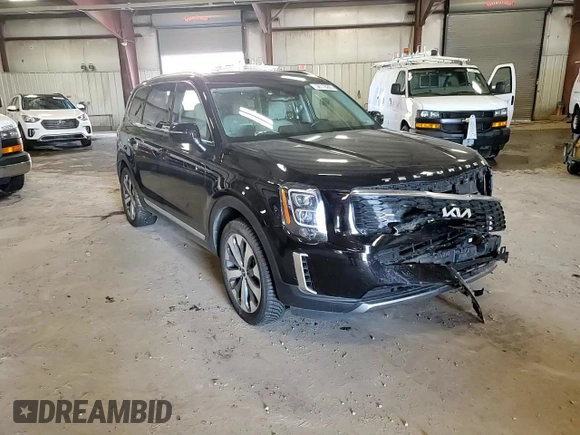2022 Kia Telluride EX with VIN 5XYP34HC4NG239743, listed as a Copart auction lot 56178205 with Not provided miles and Salvage title. Bid and sale history available at DreamBid. Image 14.