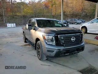 2023 Nissan Titan SV with VIN 1N6AA1ED8PN106127, listed as a Copart auction lot 82214774 with 39,089 mi miles and Salvage title. Bid and sale history available at DreamBid. Image 10.