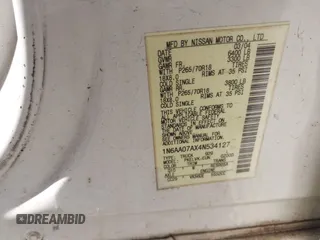 2004 Nissan Titan LE with VIN 1N6AA07AX4N534127, listed as a IAAI auction lot 42048092 with Not Provided miles. Bid and sale history available at carsss.com. Image 9.