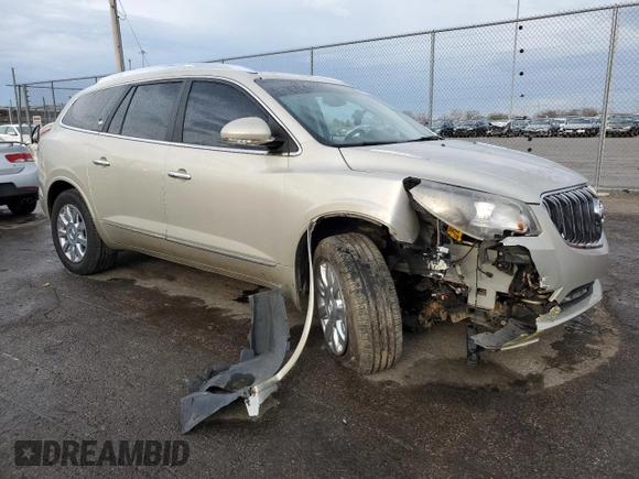 2014 Buick Enclave Leather with VIN 5GAKRBKD3EJ255822, listed as a Copart auction lot 50338305 with 174,221 mi miles and Salvage Title. Bid and sale history available at carsss.com. Image 4.