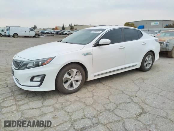 2014 Kia Optima Hybrid LX with VIN KNAGM4AD1E5070948, listed as a Copart auction lot 80899874 with 151,178 mi miles and Clean Title. Bid and sale history available at carsss.com. Image 1.