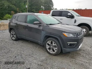 2021 Jeep Compass Limited with VIN 3C4NJCCB3MT514239, listed as a Copart auction lot 53921125 with 123,170 mi miles and Clean Title. Bid and sale history available at carsss.com. Image 4.