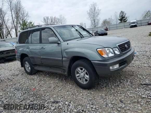 2001 Lexus LX 470 with VIN JTJHT00W913500458, listed as a Copart auction lot 55120465 with 180,384 mi miles and Clean Title. Bid and sale history available at carsss.com. Image 4.