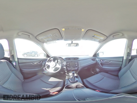 2017 Nissan Rogue SV with VIN JN8AT2MT9HW143313, listed as a Copart auction lot 52010935 with 92,200 mi miles and Salvage Title. Bid and sale history available at carsss.com. Image 14.