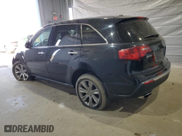 2012 Acura MDX Advance with VIN 2HNYD2H63CH515080, listed as a Copart auction lot 55577095 with 84,798 mi miles and Salvage title. Bid and sale history available at DreamBid. Image 2.
