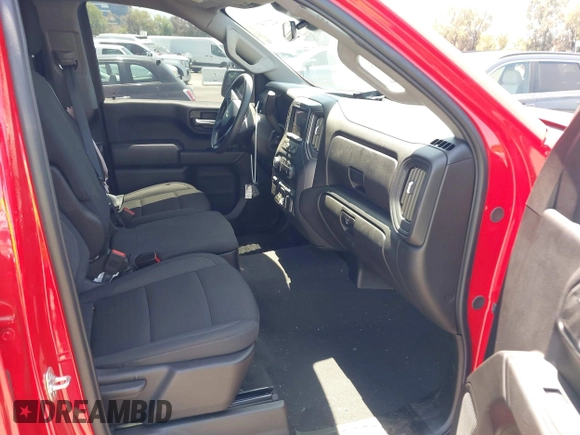 2025 Chevrolet Silverado 1500 Custom with VIN 1GCPABEK2SZ132029, listed as a IAAI auction lot 42279571 with 2,458 mi miles and . Bid and sale history available at DreamBid. Image 5.