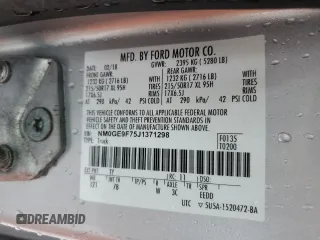 2018 Ford Transit Connect XLT z VIN NM0GE9F75J1371298, wystawiony jako Copart lot #44320505 z przebiegiem Nie podano mil oraz Szkoda całkowita • Salvage title. Historia ofert i sprzedaży dostępna na DreamBid. Obrazek 13.
