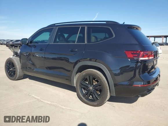 2023 Volkswagen Atlas SEL R-Line Black z VIN 1V2SR2CA1PC534761, wystawiony jako Copart lot #80711404 z przebiegiem 21 802 mil mil oraz Szkoda całkowita • Salvage title. Historia ofert i sprzedaży dostępna na DreamBid. Obrazek 2.