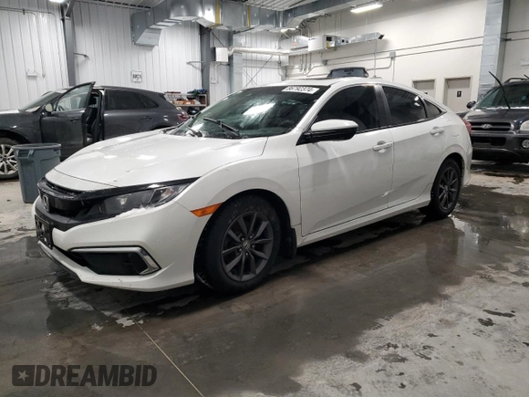 2021 Honda Civic Sedan EX with VIN 2HGFC2F71MH016308, listed as a Copart auction lot 86792374 with 68,826 mi miles and Clean Title. Bid and sale history available at carsss.com. Image 1.