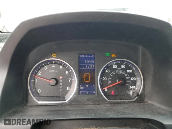 2011 Honda CR-V SE with VIN JHLRE4H44BC009327, listed as a Copart auction lot 53287205 with 203,453 mi miles and Salvage Title. Bid and sale history available at carsss.com. Image 9.