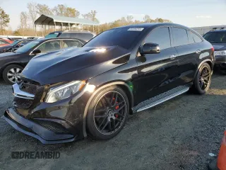 2018 Mercedes-Benz GLE 63 S AMG z VIN 4JGED7FB6JA099426, wystawiony jako Copart lot #50496255 z przebiegiem 53 186 mil mil oraz Szkoda całkowita • Salvage title. Historia ofert i sprzedaży dostępna na DreamBid. Obrazek 1.