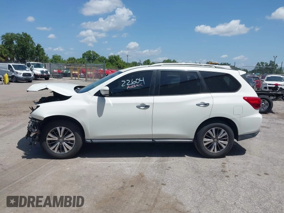 2017 Nissan Pathfinder SL with VIN 5N1DR2MN8HC652928, listed as a IAAI auction lot 42627483 with 169,108 mi miles and . Bid and sale history available at DreamBid. Image 14.