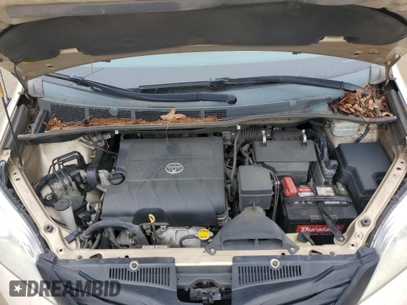 2014 Toyota Sienna L with VIN 5TDZK3DC3ES499663, listed as a Copart auction lot 57615535 with 201,561 mi miles and Salvage title. Bid and sale history available at DreamBid. Image 12.