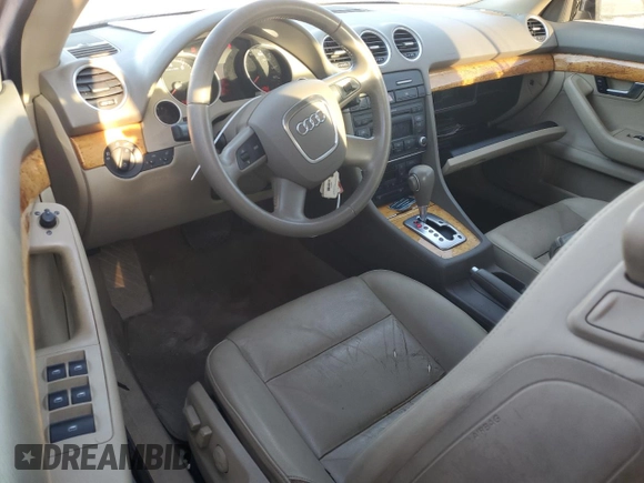 2009 Audi A4 Special Edition with VIN WAUAF48H99K001652, listed as a Copart auction lot 78065114 with 98,848 mi miles and Salvage title. Bid and sale history available at DreamBid. Image 8.