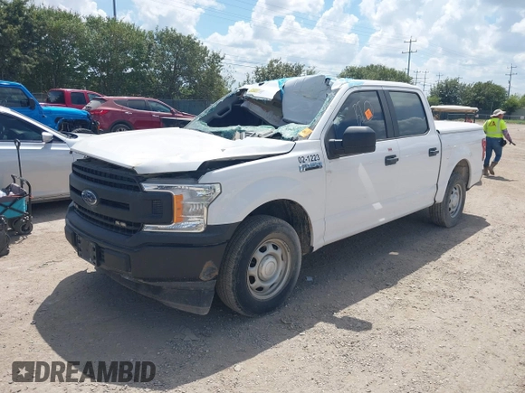 2018 Ford F-150 XL with VIN 1FTEW1C57JKD59689, listed as a IAAI auction lot 40389516 with 108,731 mi miles. Bid and sale history available at carsss.com. Image 17.
