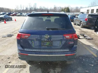 2024 Volkswagen Tiguan SE with VIN 3VVMB7AXXRM170782, listed as a IAAI auction lot 41754426 with 3,552 mi miles and . Bid and sale history available at DreamBid. Image 17.