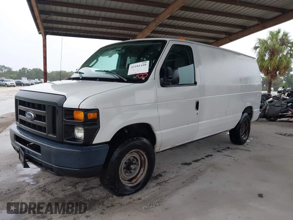 2011 Ford Econoline Cargo Commercial with VIN 1FTNE2EL5BDB35198, listed as a IAAI auction lot 42181448 with 205,128 mi miles and . Bid and sale history available at DreamBid. Image 2.