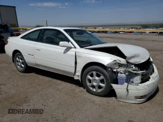 2002 Toyota Solara SE with VIN 2T1CF28P82C601593, listed as a Copart auction lot 60487005 with 137,624 mi miles and Salvage title. Bid and sale history available at DreamBid. Image 4.