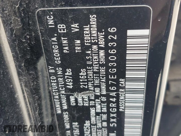 2014 Kia Optima SX Turbo z VIN 5XXGR4A67EG306326, wystawiony jako Copart lot #55883095 z przebiegiem 142 544 mil mil oraz Szkoda całkowita • Salvage title. Historia ofert i sprzedaży dostępna na DreamBid. Obrazek 13.