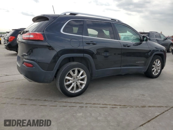2016 Jeep Cherokee Limited with VIN 1C4PJLDS0GW217158, listed as a Copart auction lot 53044934 with 123,077 mi miles and Salvage Title. Bid and sale history available at carsss.com. Image 3.