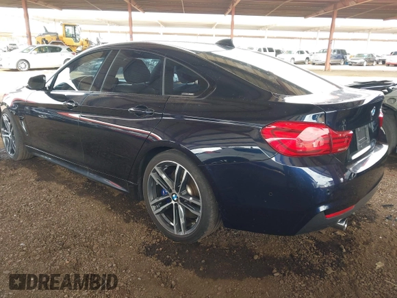 2018 BMW 4 Series 440i with VIN WBA4J5C50JBF07036, listed as a IAAI auction lot 41787949 with 68,821 mi miles and . Bid and sale history available at carsss.com. Image 3.