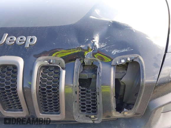 2014 Jeep Cherokee Trailhawk with VIN 1C4PJMBS3EW127749, listed as a IAAI auction lot 41836617 with 207,002 mi miles and . Bid and sale history available at DreamBid. Image 18.