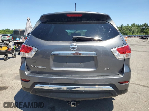 2016 Nissan Pathfinder SL with VIN 5N1AR2MM2GC633381, listed as a Copart auction lot 65333455 with Not provided miles and Clean title. Bid and sale history available at DreamBid. Image 6.
