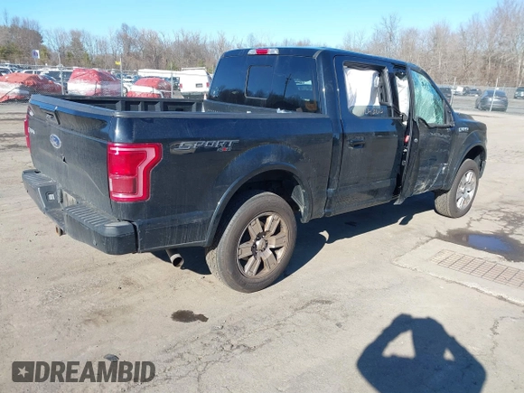 2016 Ford F-150 XLT with VIN 1FTEW1EG8GFD07598, listed as a IAAI auction lot 41704800 with 200,983 mi miles. Bid and sale history available at carsss.com. Image 4.