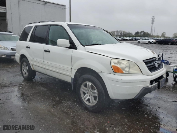 2004 Honda Pilot EX with VIN 5FNYF18514B005464, listed as a Copart auction lot 51906035 with 302,931 mi miles and Clean Title. Bid and sale history available at carsss.com. Image 4.