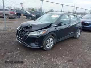 2022 Nissan Kicks S with VIN 3N1CP5BV0NL482271, listed as a IAAI auction lot 41918879 with 105,618 mi miles. Bid and sale history available at carsss.com. Image 17.