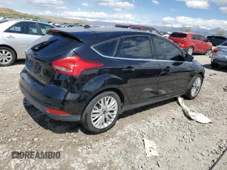 2017 Ford Focus Titanium with VIN 1FADP3N23HL279694, listed as a Copart auction lot 53452725 with 92,740 mi miles and Salvage Title. Bid and sale history available at carsss.com. Image 3.