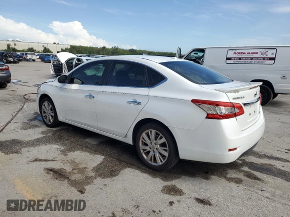 2014 Nissan Sentra SV with VIN 3N1AB7AP6EY255027, listed as a Copart auction lot 62513685 with 131,431 mi miles and Salvage title. Bid and sale history available at DreamBid. Image 2.
