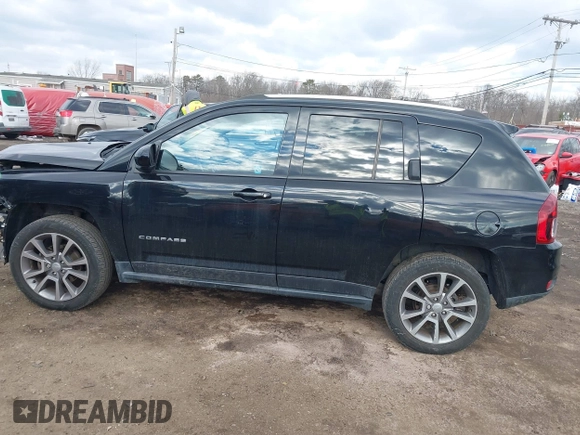 2016 Jeep Compass High Altitude Edition with VIN 1C4NJDEB8GD805378, listed as a IAAI auction lot 41440197 with 80,848 mi miles. Bid and sale history available at carsss.com. Image 14.