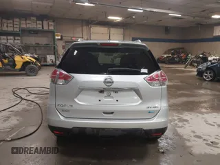 2014 Nissan Rogue S with VIN 5N1AT2MV7EC753510, listed as a IAAI auction lot 41510389 with 124,843 mi miles. Bid and sale history available at carsss.com. Image 16.
