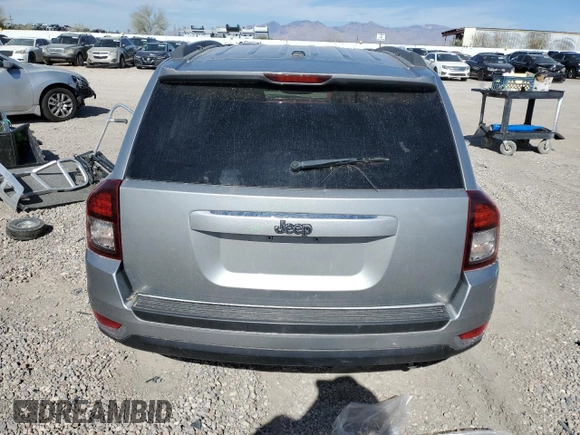 2017 Jeep Compass Sport with VIN 1C4NJCBA7HD123891, listed as a Copart auction lot 43081425 with 93,238 mi miles and Salvage Title. Bid and sale history available at carsss.com. Image 6.