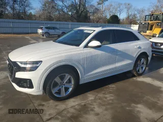 2019 Audi Q8 Premium with VIN WA1AVAF16KD010811, listed as a Copart auction lot 42600195 with 42,385 mi miles and Clean Title. Bid and sale history available at carsss.com. Image 1.