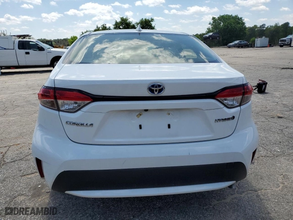 2022 Toyota Corolla Hybrid LE with VIN JTDEAMDE6N3000204, listed as a Copart auction lot 51795915 with 43,115 mi miles and Salvage Title. Bid and sale history available at carsss.com. Image 6.