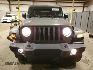 2020 Jeep Wrangler Unlimited Willys with VIN 1C4HJXDG3LW166868, listed as a Copart auction lot 84815154 with 66,640 mi miles and Salvage title. Bid and sale history available at DreamBid. Image 5.
