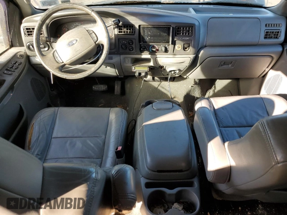 2004 Ford Excursion Special Serv z VIN 1FMSU41P44EC84947, wystawiony jako Copart lot #79338514 z przebiegiem 183 466 mil mil oraz Czysty tytuł • Clean title. Historia ofert i sprzedaży dostępna na DreamBid. Obrazek 8.