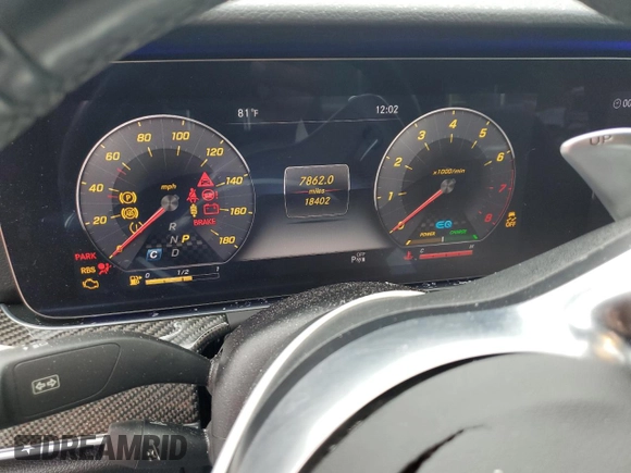 2020 Mercedes-Benz E AMG E 53 with VIN WDDZF6BBXLA721485, listed as a Copart auction lot 65898423 with 18,402 mi miles. Bid and sale history available at carsss.com. Image 9.