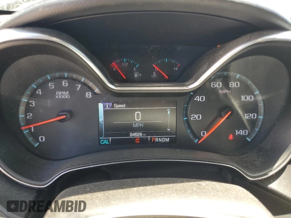2017 Chevrolet Impala LT with VIN 2G1105S39H9159540, listed as a Copart auction lot 54960555 with 94,628 mi miles and Clean Title. Bid and sale history available at DreamBid. Image 9.