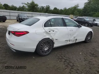2022 Mercedes-Benz C 300 z VIN W1KAF4HB9NR013516, wystawiony jako Copart lot #66089754 z przebiegiem 18 810 mil mil oraz Szkoda całkowita • Salvage title. Historia ofert i sprzedaży dostępna na DreamBid. Obrazek 3.