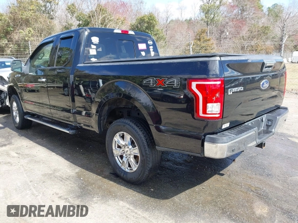 2016 Ford F-150 XLT with VIN 1FTEX1EP5GFD59851, listed as a IAAI auction lot 41719426 with 198,490 mi miles. Bid and sale history available at carsss.com. Image 3.