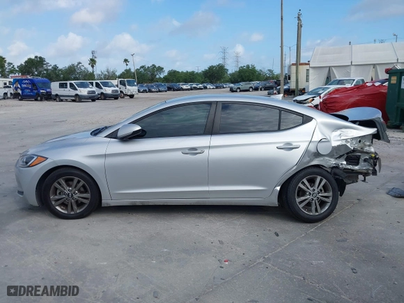2018 Hyundai Elantra SEL with VIN 5NPD84LF9JH389453, listed as a IAAI auction lot 41961681 with 81,628 mi miles. Bid and sale history available at carsss.com. Image 15.