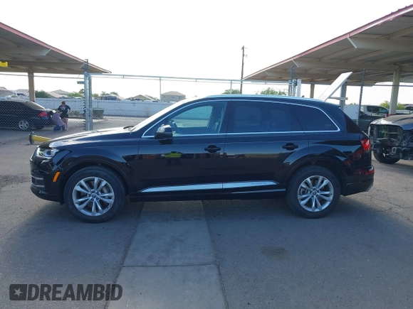 2017 Audi Q7 Premium Plus with VIN WA1LAAF75HD047107, listed as a IAAI auction lot 42056200 with 94,696 mi miles. Bid and sale history available at carsss.com. Image 13.