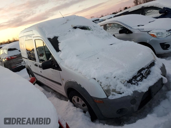 2013 Ford Transit Connect XL with VIN NM0LS6AN3DT149556, listed as a Copart auction lot 41660315 with 185,468 mi miles and Salvage Title. Bid and sale history available at carsss.com. Image 4.